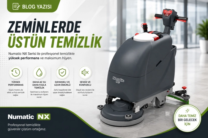 TBL4055 Zemin Temizleme Makinesi ile Profesyonelliğinize Yakışan Temizlik Çözümü